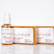 Duo Skincare Bundle with Organic Turmeric Soap and Glow Oil