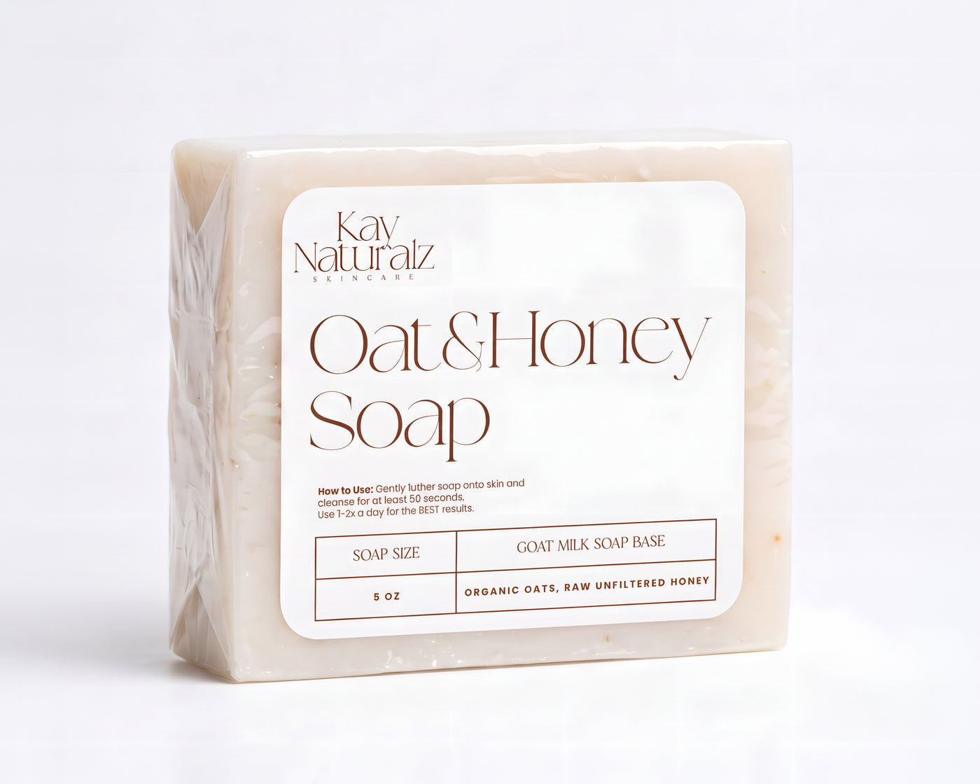 Organic Oat Soap Bar